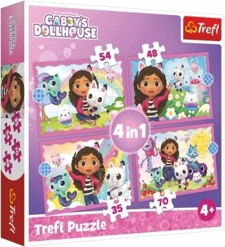 Puzzle 4in1 Gabby’s Dollhouse 4+