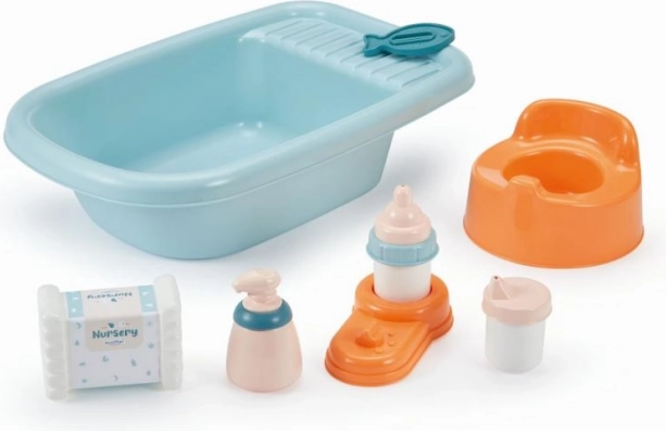Baignoire et pot pour poupée 32 cm