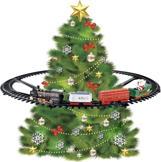 Montaggio facile intorno all’albero di Natale