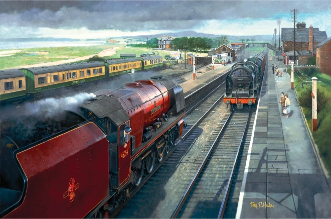 GIBSONS puzzle Hest Bank Whitsun 1961, 500 pieces