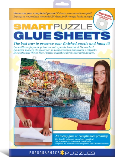 Adhesive sheets with hooks for puzzles EUROGRAPHICS
