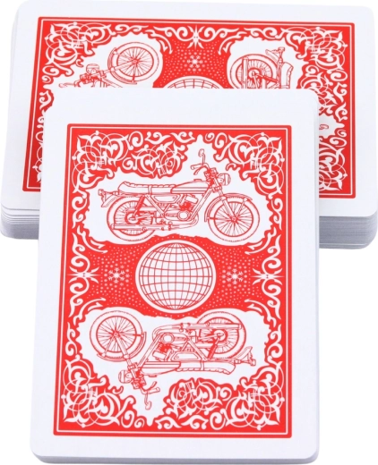 Design rouge classique pour les jeux conviviaux