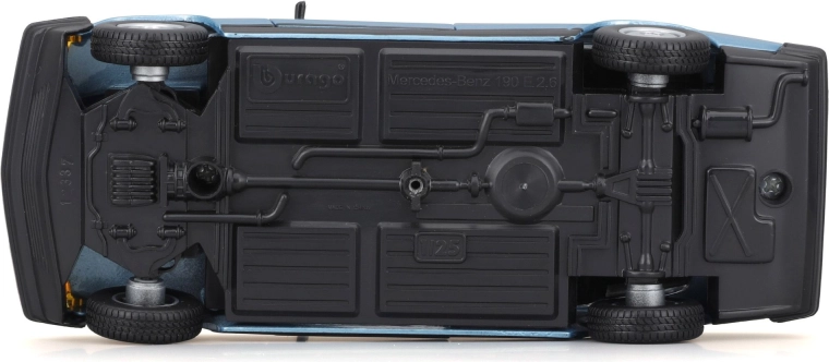 Detailed chassis and rubber tires