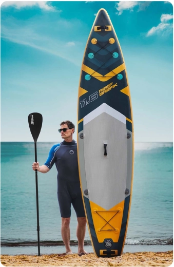 Stabilità e sicurezza grazie ai 15 cm e alle 3 pinne