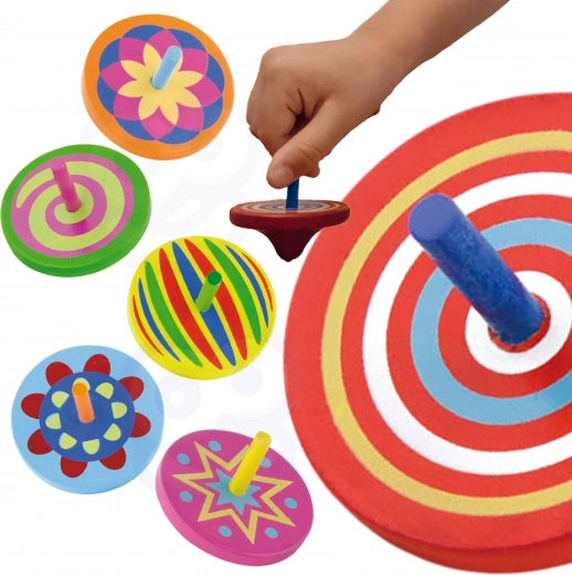 Barevný dřevěný káča VIGA