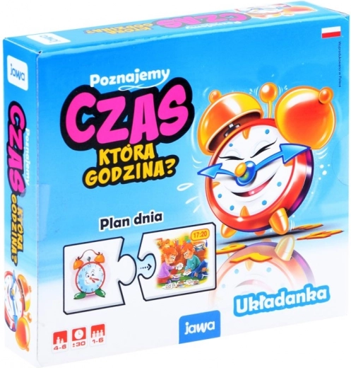 Educatieve puzzel We leren de tijd kennen