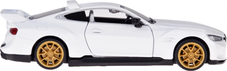 Pull-back drive and rubber wheels