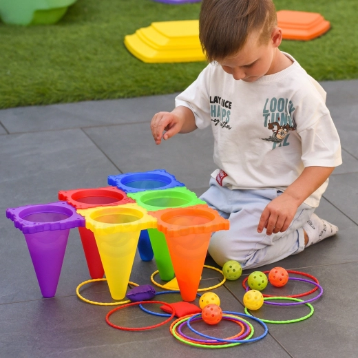 Drie spellen in één set