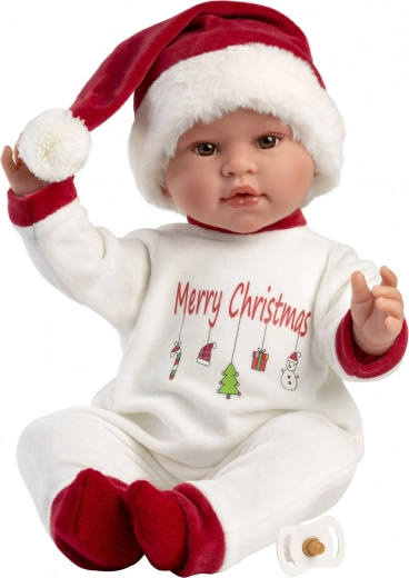 Llorens New Born realistična govoreća beba lutka 45 cm s mekanim tijelom
