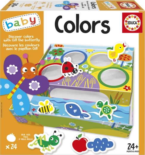 Educa Baby Color Sorting with Butterfly Greta 4×6 pieces