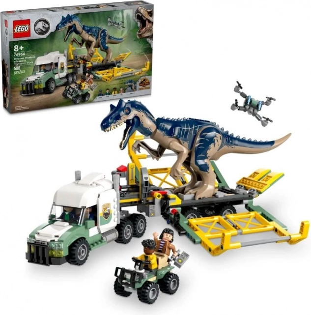 Jurassic World – prijevoz alosaura teretnim vozilom 76966