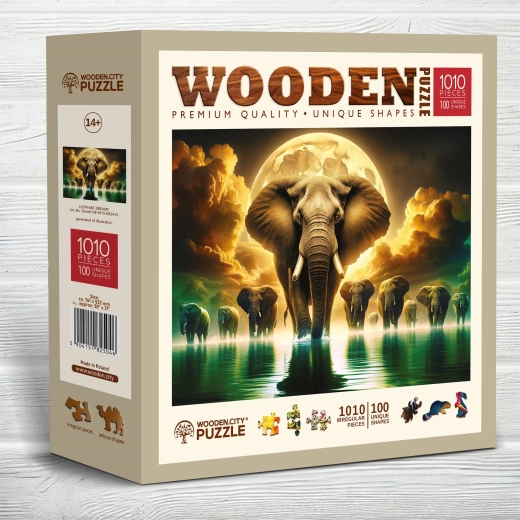 WOODEN CITY wooden puzzle Elephant Dreams 1010 pieces