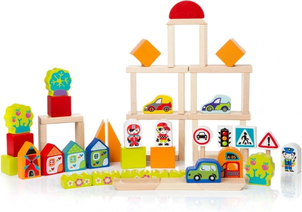 CUBIKA Transport dans la ville kit de construction en bois
