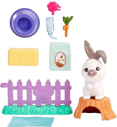 Mini konijntje en accessoires Barbie