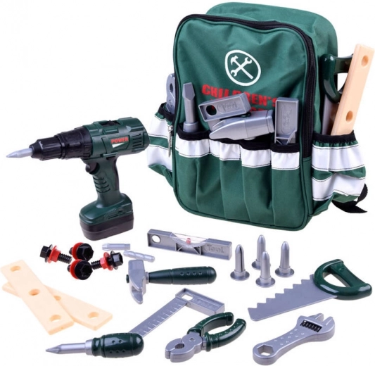 Children's Backpack with Tools and Drill