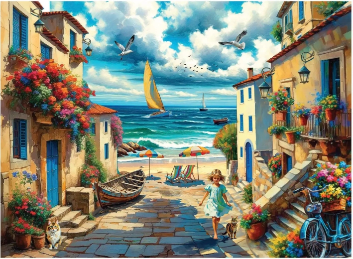 Charming Village Puzzle 1000 pieces