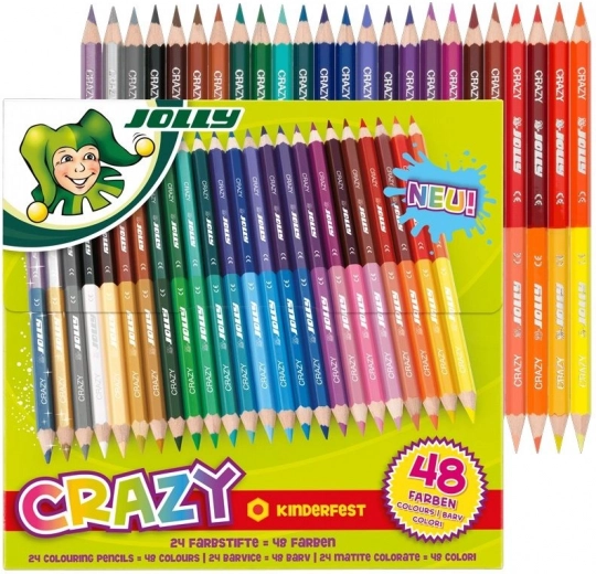 Double-ended crayons Crazy 24/48 colors