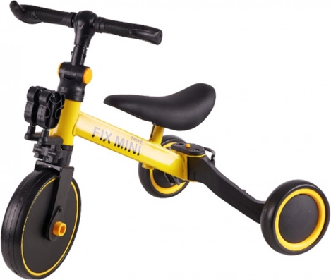 Trike Fix Mini bici senza pedali e triciclo 3in1 per bambini – giallo