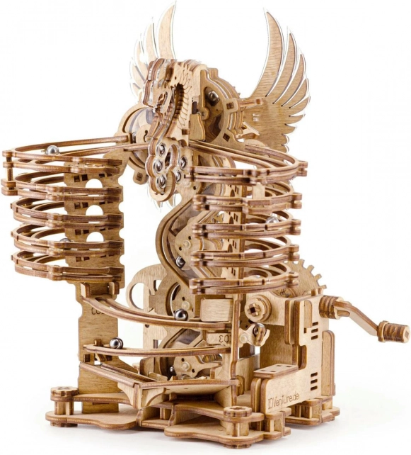 Piste à billes 3D en bois MARBLE RUN DRAGON par IDVENTURE