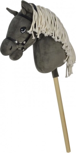 Steppos hobby horse Scarlet gray 70 cm