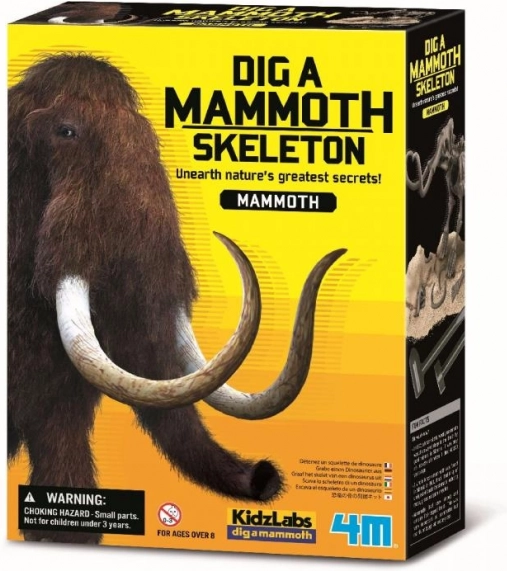Excavation Kit Mammoth Skeleton 4M