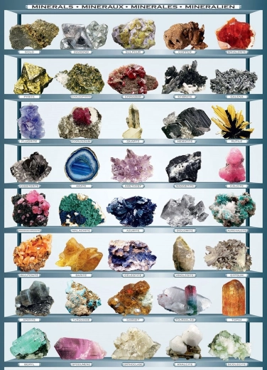 Puzzle Minerals 1000 Pieces Eurographics