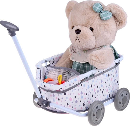 Easy pulling thanks to the long handle and sturdy wheels