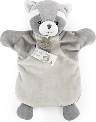 Plush Raccoon Hand Puppet 25 cm