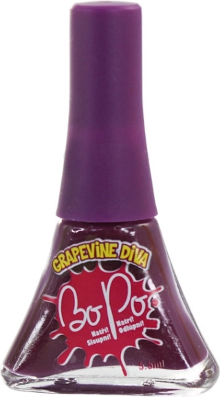 BO-PO nagellak Donkerpaars met geur Grapevine Diva