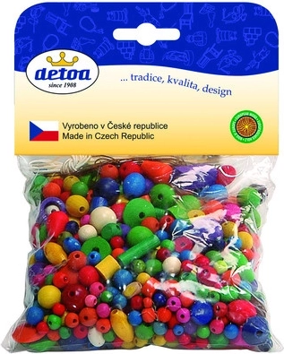 Mix van kleurrijke kralen Detoa 100g