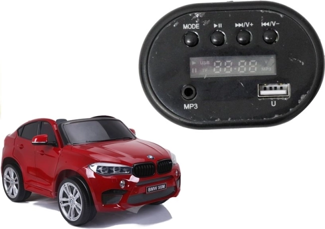 Audio panel for BMW X6M