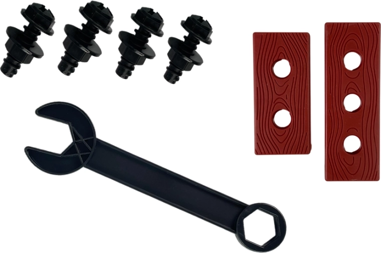 Stavební zábava se šroubky a spojkami