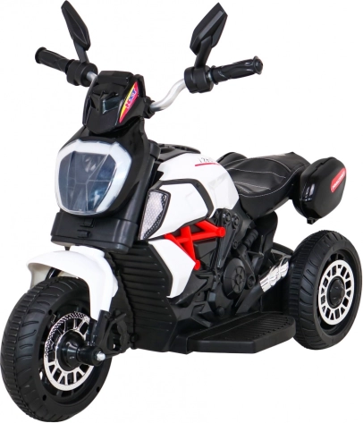 Children's Electric Motorcycle Fast Tourist – White