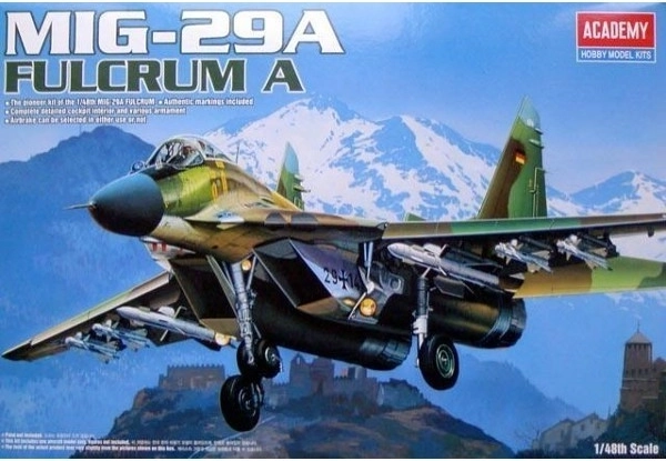 MiG-29A Fulcrum – ragasztható műanyag repülőgép-modell