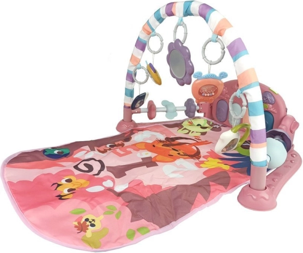 Zacht kleed en spiegeltje voor veilig ontdekken