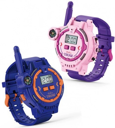 Walkie-talkie watch set – purple, 2 pcs