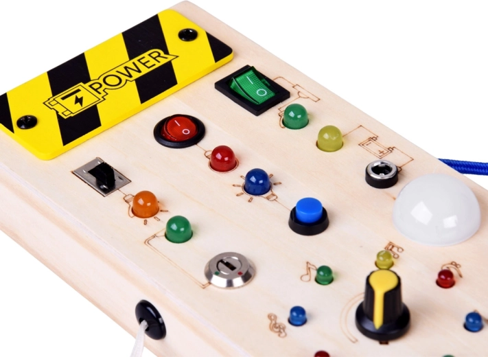 Učenje vzroka in posledice s svetlečimi LED