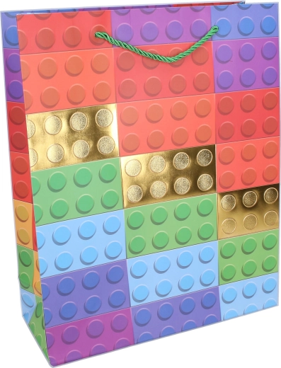 Playful design with gold accents