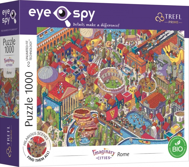 Puzzle 1000 Pieces Eye-Spy Imaginary Cities Rome Italy