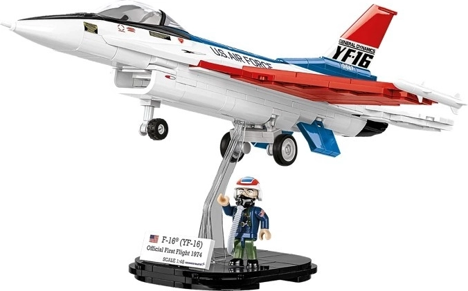 Pilotenfiguur en verzamelstandaard
