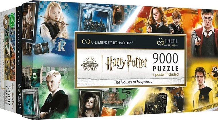 Puzzle 9000 dielikov Domy z Rokfortu Harry Potter