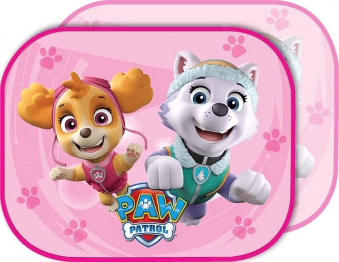 Children's sun shade PAW PATROL for girls 44 × 35 cm, 2 pcs