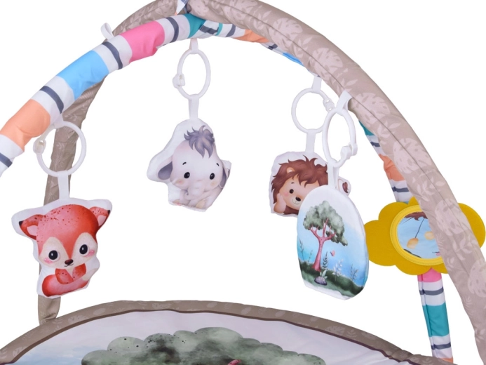 Mäkké oblúky s hračkami na rozvoj koordinácie