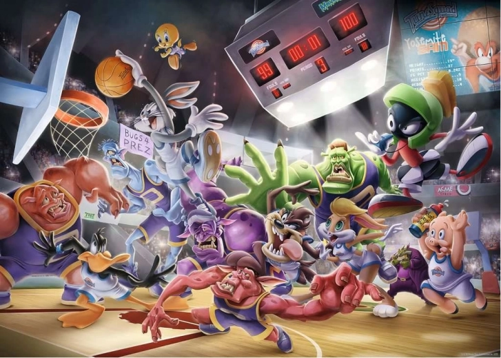 SPACE JAM Final Dunk Puzzle – 1,000 Pieces by RAVENSBURGER