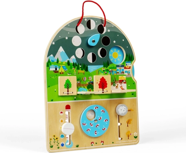 Bigjigs Toys Houten Weer Motoriekbord