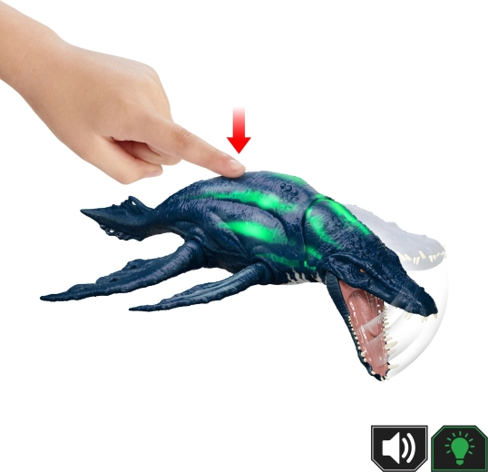 Action attack with roar by pressing the tail