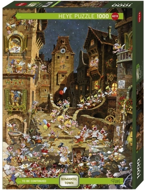 1000-piece Puzzle – Romantic City, Night