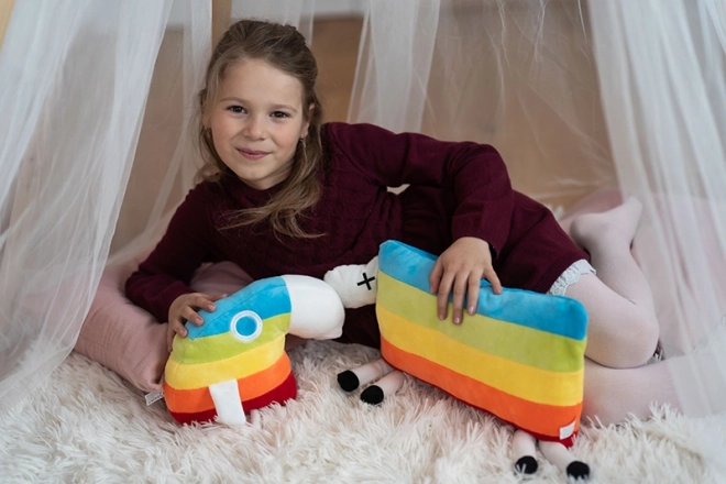 Coussin en peluche Duháček Déčko