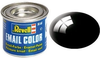 Revell Schwarze Glänzende Synthetische Emailfarbe