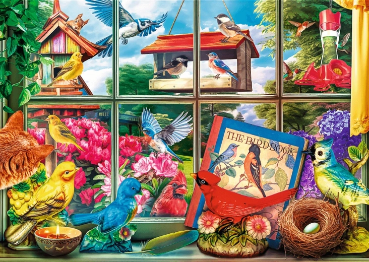 Trefl puzzle Tea Time: World of Birds 1000 pieces